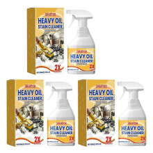 (3pcs)Heavy Duty Oil Stain Cleaner Spray - All-Purpose Foaming Degreaser for Kitchen, Bathroom & Sink Stains