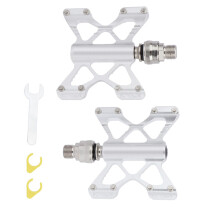 Mountainbike Pedals, Lightweight Rutschfest, 2.4 cm Thread, Durable Ball Bearing Design, Universal Compatibility
