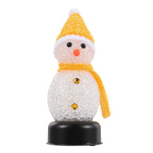 1pc Tragbare Weihnachten Laterne Lustige Schneemann Licht Dekor Ohne Batterie