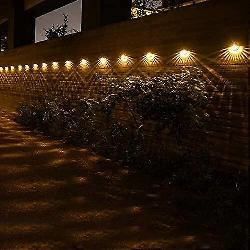 4 Pack Solar Fence Lights, Solar Decorative Garden Lights 2