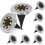 8 Pack Solar Ground Lights, 8 LED Solar Garden Lights 1