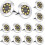 Solar Ground Lights,12Pack Solar Pathway Lights Waterproo for Patio Pathway Lawn Yard 1