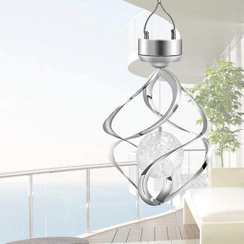 Solar Led Wind Chime Light Color Changing Night Light 1