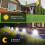 12Pcs Solar Garden Lights Outdoor Cordless 4
