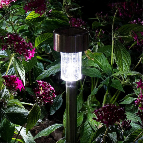 12 Pcs Solar Lichter Im Freien Garten Led Landschaft/Pathway Licht Weiß 1