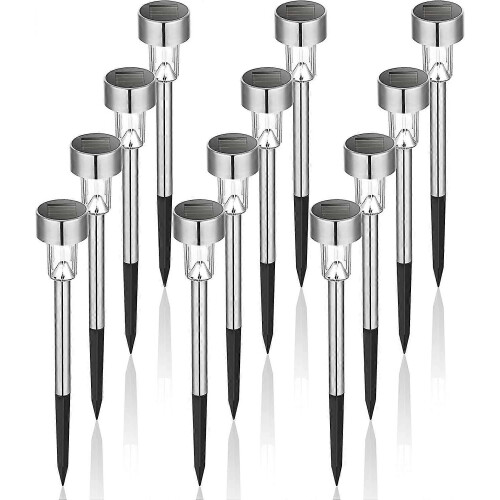 12 Pcs Solar Lichter Im Freien Garten Led Landschaft/Pathway Licht Weiß