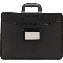 A4 Briefcase Laptop Carry Bag with Card Slot, Portable Document Bag for Business, Office, Travel, College