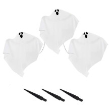 3Pcs Licht-Up Geist Im Freien mit Yard Stakes LED Boden Stecker Gruselige Spukhaus Dekorationen Requisiten