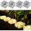 4 Pack Warmwhite Light Solar Light PVC Brick, Solar LED Brick Light with Light Sensor, On/Off Solar 1