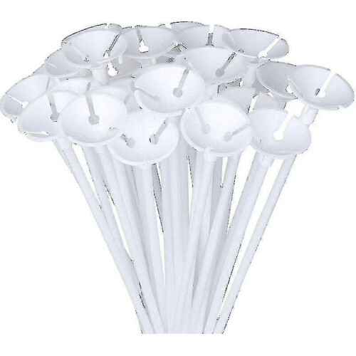 100pcs Balloon Supporting Rods Plastic Balloon Sticks,32cm 1