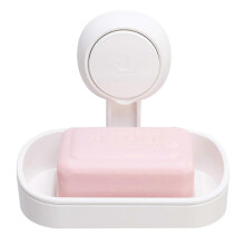Zeepbakje DIY Krachtige vacuümzuignap sponshouder voor douche Badkamer & keuken Accessoires Boorvrij