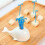 Cute Beluga Fountain Fruit Fork,food Fruit Fork Cake Forks Dessert Forks 2