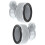 2pcs Filter Pump Interface Adapter For Intex Hose Adapter 1.25in To 1.5in 1
