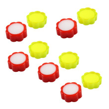 Wet Hand Device Finger Moisturizing Sponge Pack of 10 for Cashiers Non-Slip Grip Comfort Assorted Colors