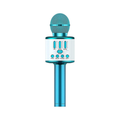 Bluetooth zangmicrofoon, KTV feestmicrofoon karaoke (blauw)