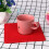 2pcs Table Mats,temperature Resistant Thicken Silicone Square Honeycomb Placemats 2