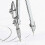 Drawing Compass Set With Lead Refills, Metal Math Geometry Kit Stainless Steel Scribing Tool 4