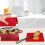 2pcs Table Mats,temperature Resistant Thicken Silicone Square Honeycomb Placemats 4