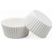 200 witte oliepapieren bakjes, muffincupcakes, oliepapieren bakjes, aluminium