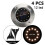 4 Pack Solar Disk Lichter 12 Led Solar Boden Lichter Im Freien 1