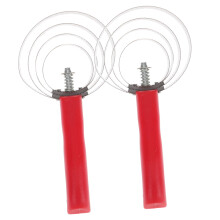 Pet Grooming Set Pack of 2 Bovine Horse Grooming Brushes with Horsehair and Plastic for Body Care and Hair Removal