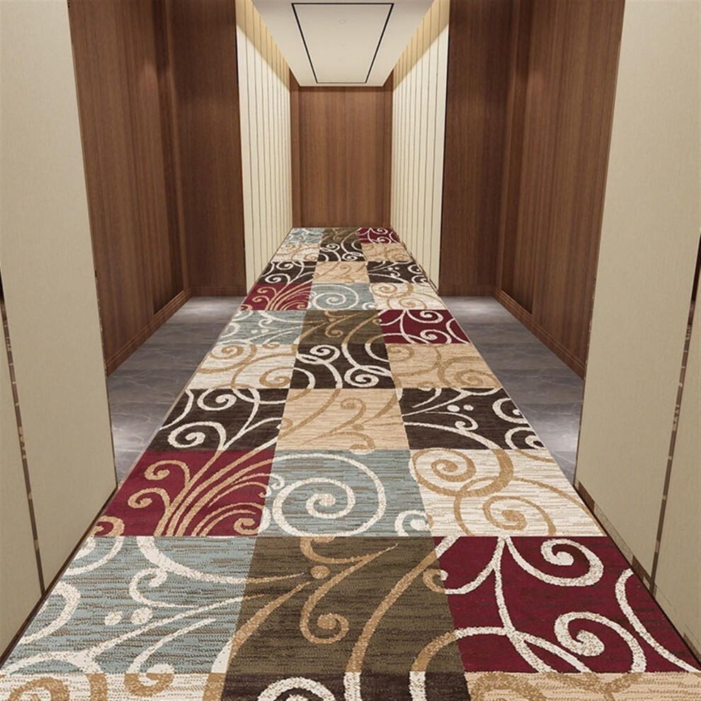 Hallway Runner Rug Antifouling Floor Mat 100x300CM Non-slip Washable for Hallway Kitchen Living Room-image-OPC-PK59NSK-NEW