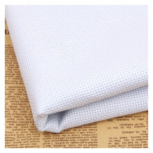 White Aida Fabric for Cross Stitch, 11 Count Cotton Stitch Cloth, Pre-Cut 30x30cm DIY Craft Material