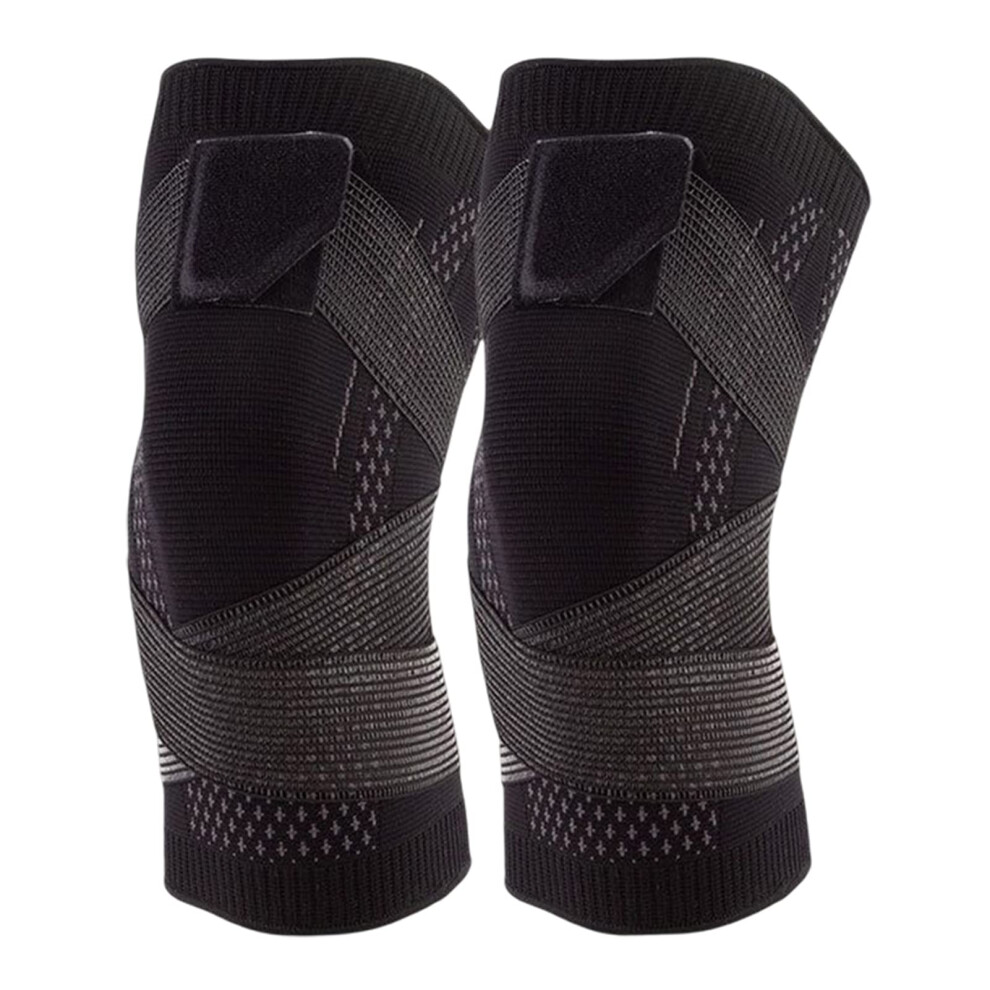 Sport Knee Brace, Elastic Breathable Nylon Knee Support for Fitness Running, Unisex Professional Joint Protection