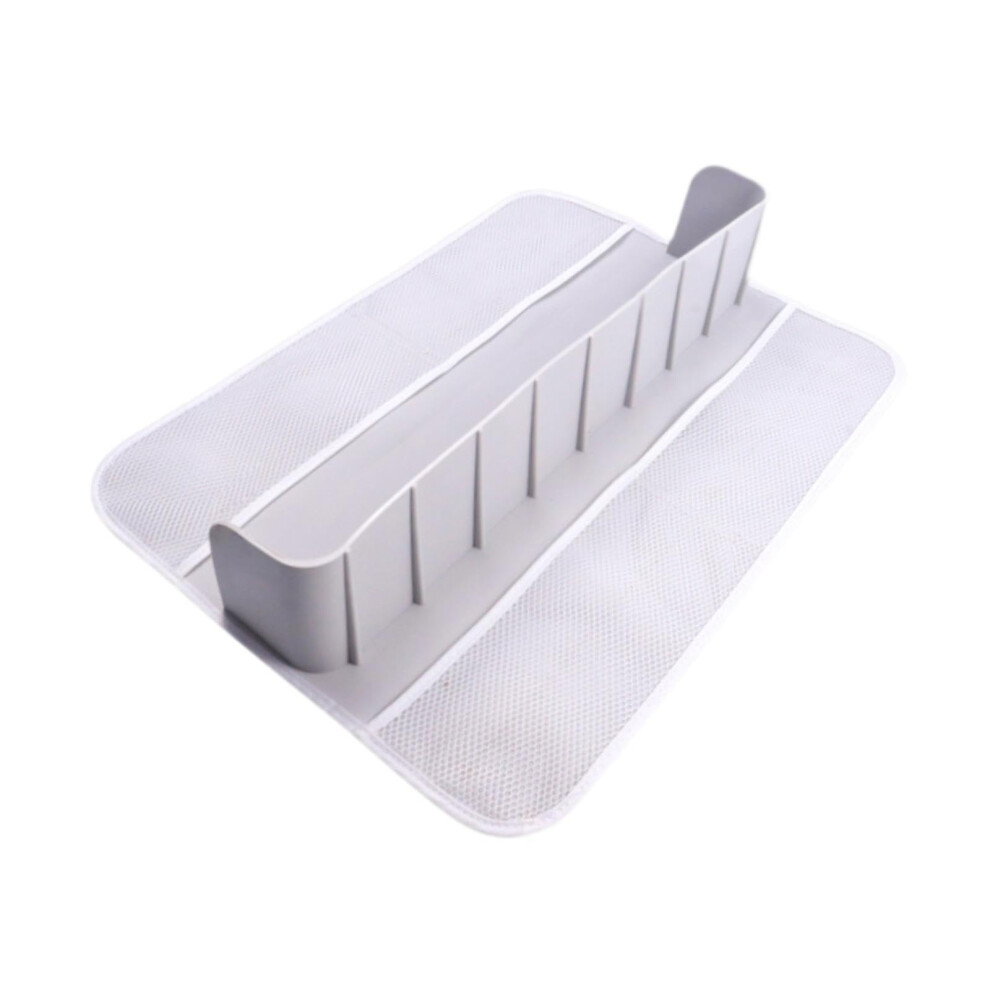 Bath Protection for Children with Toy Holder 60cm x 15cm x 10cm Waterproof Safety Mat for Kids Bathtub