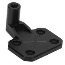 Aluminiums Ersatzreifenhalter für 1/24 Axla SCX24 JEEP Schwarz