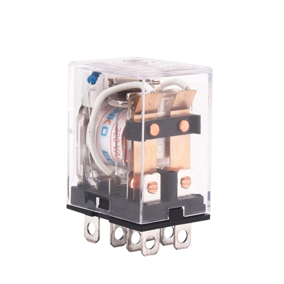 Ly2nj Hh62p Hhc68a-2Z 10A 8Pin Dpdt Electromagnetic Relay Dc12v 24V Ac110v 220V Micro Mini Size 6482260116617