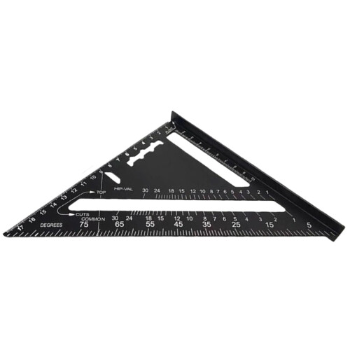 Measuring Tools Triangular Scale Metal Triangular Ruler - Metric Scale Precision Measuring Tool for ...