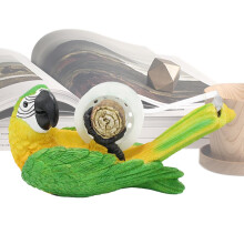 Animal Tape Dispenser with Parrot Design, Funny Self-Adhesive Roll Holder for Desk, Includes 1 Roll of Adhesive Tape