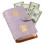 Money Saving Binder Large Capacity 2025 Budget Organizer A6/A5 Size with 50 Sheets Multiple Compartments Violet 1
