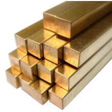 H59 Square Brass Bar 1x1x200 mm and 9x9x200 mm, Solid Brass Material for Precision Engineering and Fabrication