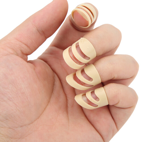 Fingertip Protector Set 4-Größen Langlebiger Resinschutz für einfaches Spielen 2