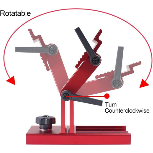 Adjustable Sharpening Device for 6/8 Inch Belt Sander with Tool Tray and Sharpening Angle Attachment 2