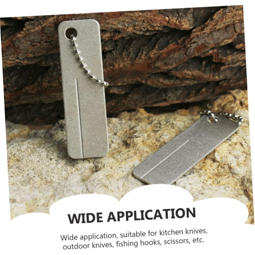 Whetstone Sharpening Stone 2 x Double Sided Wet Blade Sharpener for Scissors and Tools Diamond Grinding Silver 2