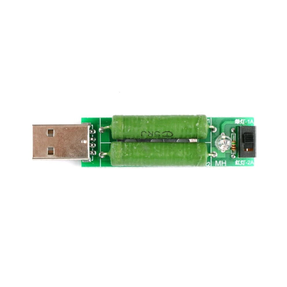 Mini Discharge Interface Load Resistor With Switch Adjustable 2A 1A Battery Capacity Voltage Testing Tool 1 Piece 6947110616711
