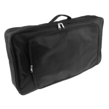 Guitar Effects Pedal Board Case Padded Utility Bag for Carrying Pedals, Adjustable Size, Durable Material, Black Color