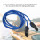 Kayak Bungee-Kabel Elastisches Seil 189cm, Nylon/Plastik, Blau 11