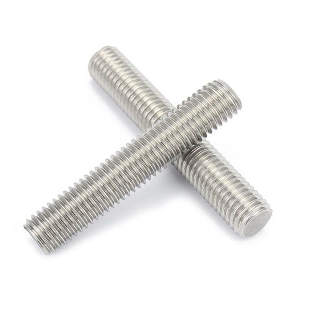 Full Thread Rod M8 M10 M12 304 Stainless Steel Threaded Rod Bolts 16Mm 20Mm 25Mm 50Mm 100Mm 150Mm Metric Thread 6038364752277