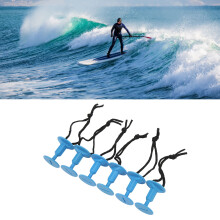 6 Stück Nylon Kunststoff Surfboard-Beinschlaufen für Soft Foam Boards 5,5 cm