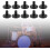 10x Cymbal Support Stand with Base for Hi Hat Drum Set - Adjustable Height, Durable Material, Compatible Accessories 2