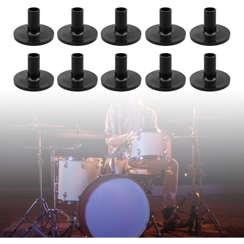 10x Cymbal Support Stand with Base for Hi Hat Drum Set - Adjustable Height, Durable Material, Compatible Accessories 1