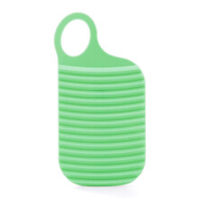Portable Mini Washboard for Delicate Laundry, Soft Plastic, Handheld with Hanging Holes, Ideal for Underwear Washing