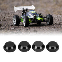Aluminium 17mm Sechskant-Radmuttern Aufrüstung für 1/8 RC Autos Set mit 4 Stück - Schwarz
