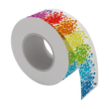 65ft Bulletin Board Border Colorful Dotted Wall Decals for Office and Classroom Whiteboards and Blackboard