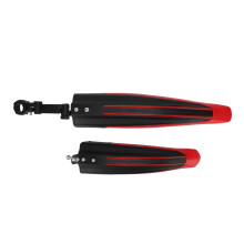 Robustes Straßen-Geländestraßenrad-Maske-Set, verstellbar, rot, 20-26 Zoll
