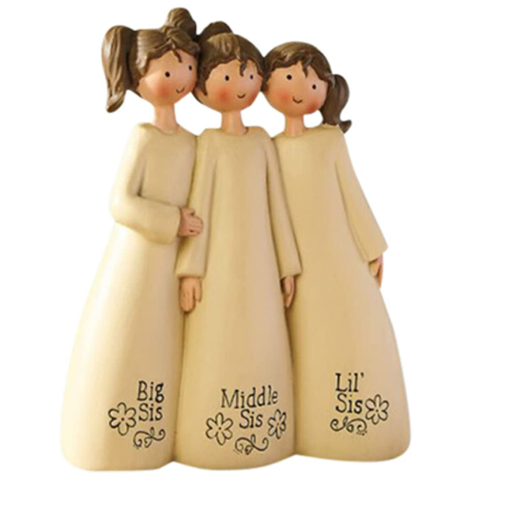 Guardian Angel Figures - Sagittarius Angel Sisters Ornament for Home Decor, Mothers Day Gift, 3 Girls Design-image-OPC-PK5B2Q8-NEW